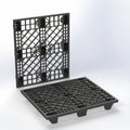 Open Deck Plastic Pallet – 100x120 cm Lightweight, Heavy-Duty & Stackable