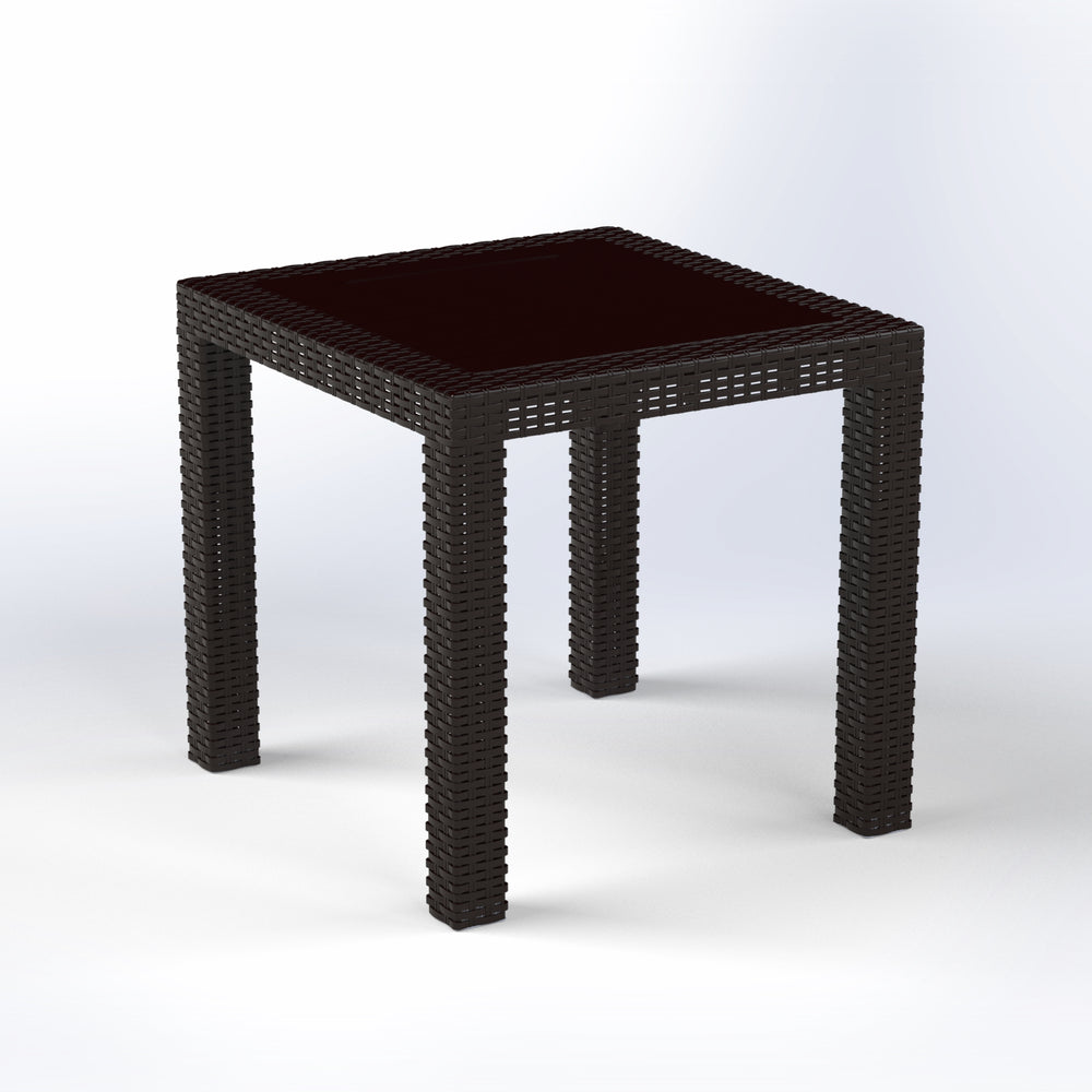Aurora | Square Rattan Table