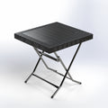 Aurora | Square Rattan Foldable Table | 80*80*75