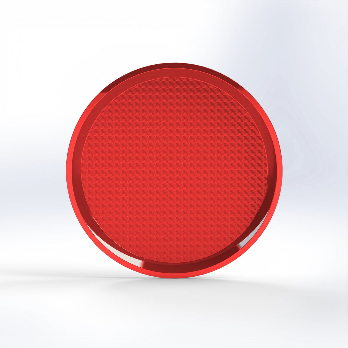 Marcolo Moon round serving tray, red