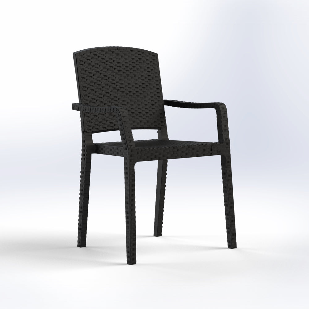 Rattan Chair with Arms – Durable, Comfortable & Stylish Seating for Indoor & Outdoor Use