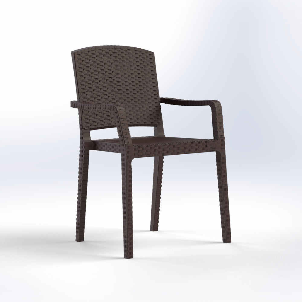 Rattan Chair with Arms – Durable, Comfortable & Stylish Seating for Indoor & Outdoor Use