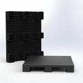 Closed Deck Plastic Pallet – 100x120 cm Heavy-Duty, Hygienic & Stackable