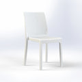 Armless Chair - Fiberglass Reinforced Plastic, Rattan Design