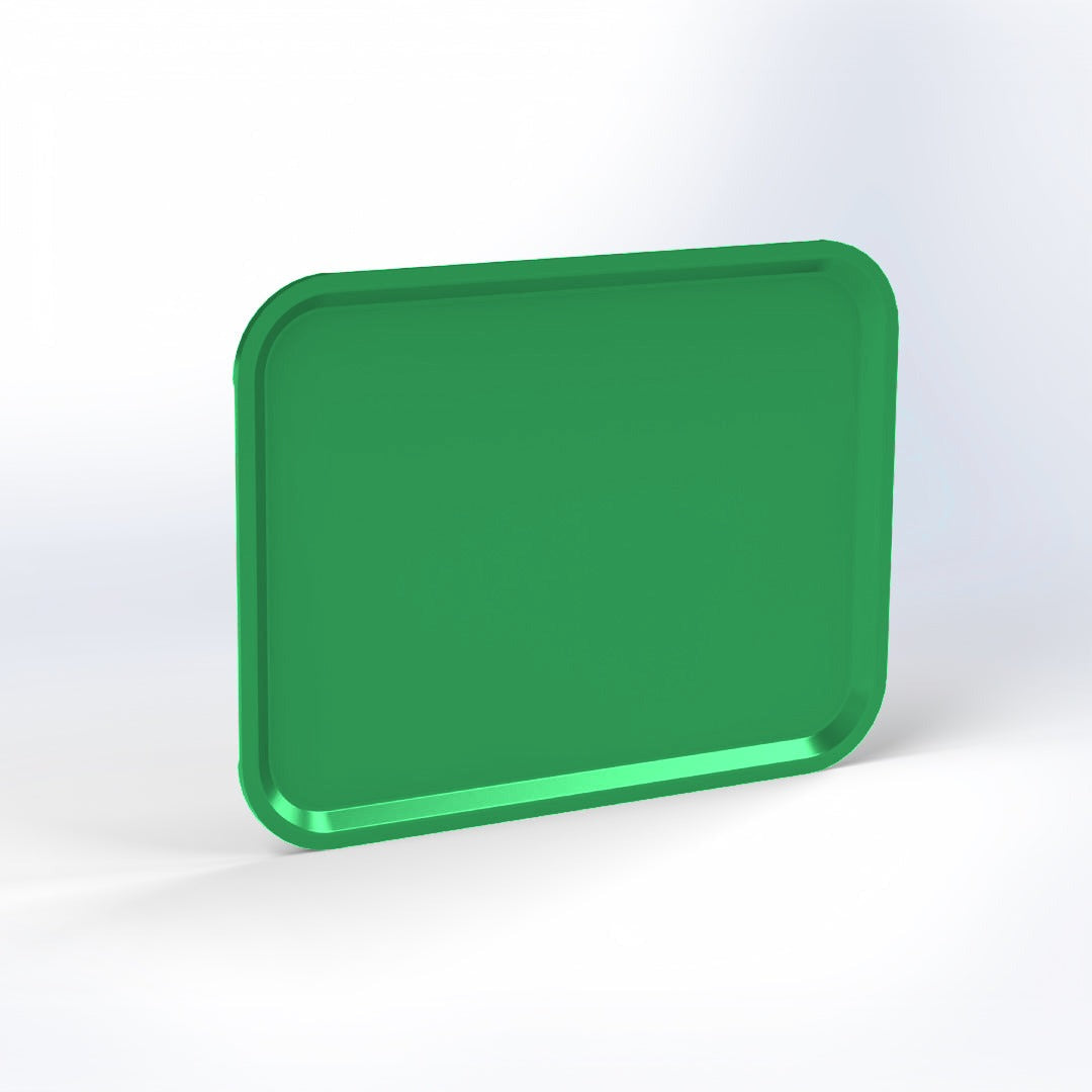 Marcolo Sky rectangular serving tray, green