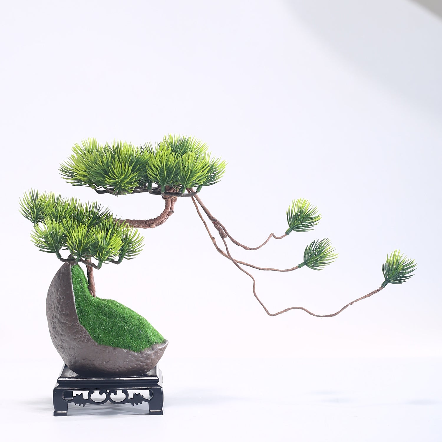 Artificial Pine Tree 26cm Mini Indoor Decorative Accent