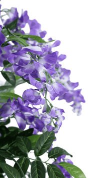 Purple artificial Douhua tree flowers by Marcolo brand.
