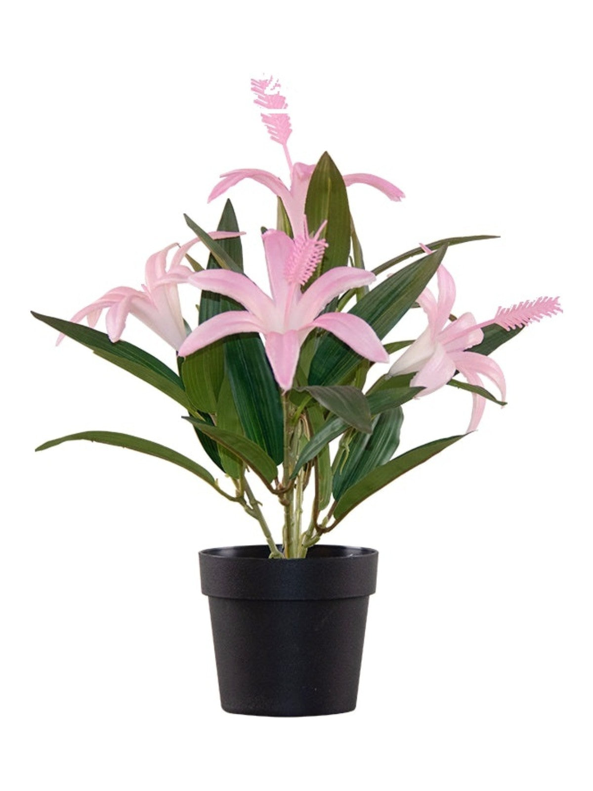 Artificial lily plant pink