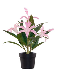 Artificial lily plant pink