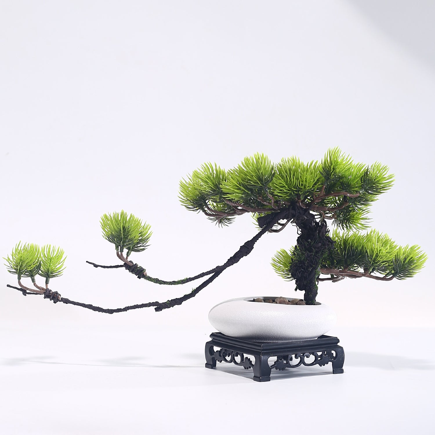 Artificial Pine Tree 23cm Mini Indoor Decorative Accent