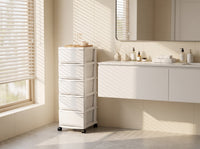 5-Layer Storage Cabinet, 43×34×105 cm – lifestyle view
