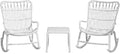 Serena 2-Seater Outdoor Rocking Chair Set with Coffee Table