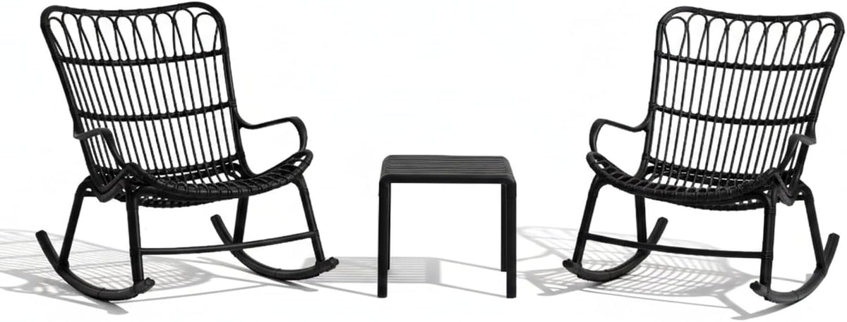 Serena outdoor rocking chair set