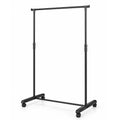 Easy Garment Rack with Wheels, 80×42×165 cm, Black