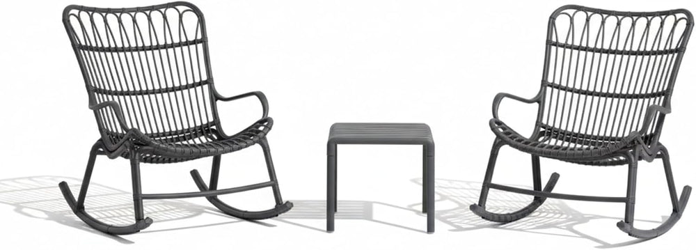 Serena outdoor rocking chair set