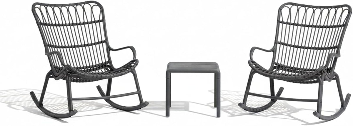Serena outdoor rocking chair set