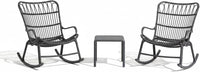 Serena outdoor rocking chair set