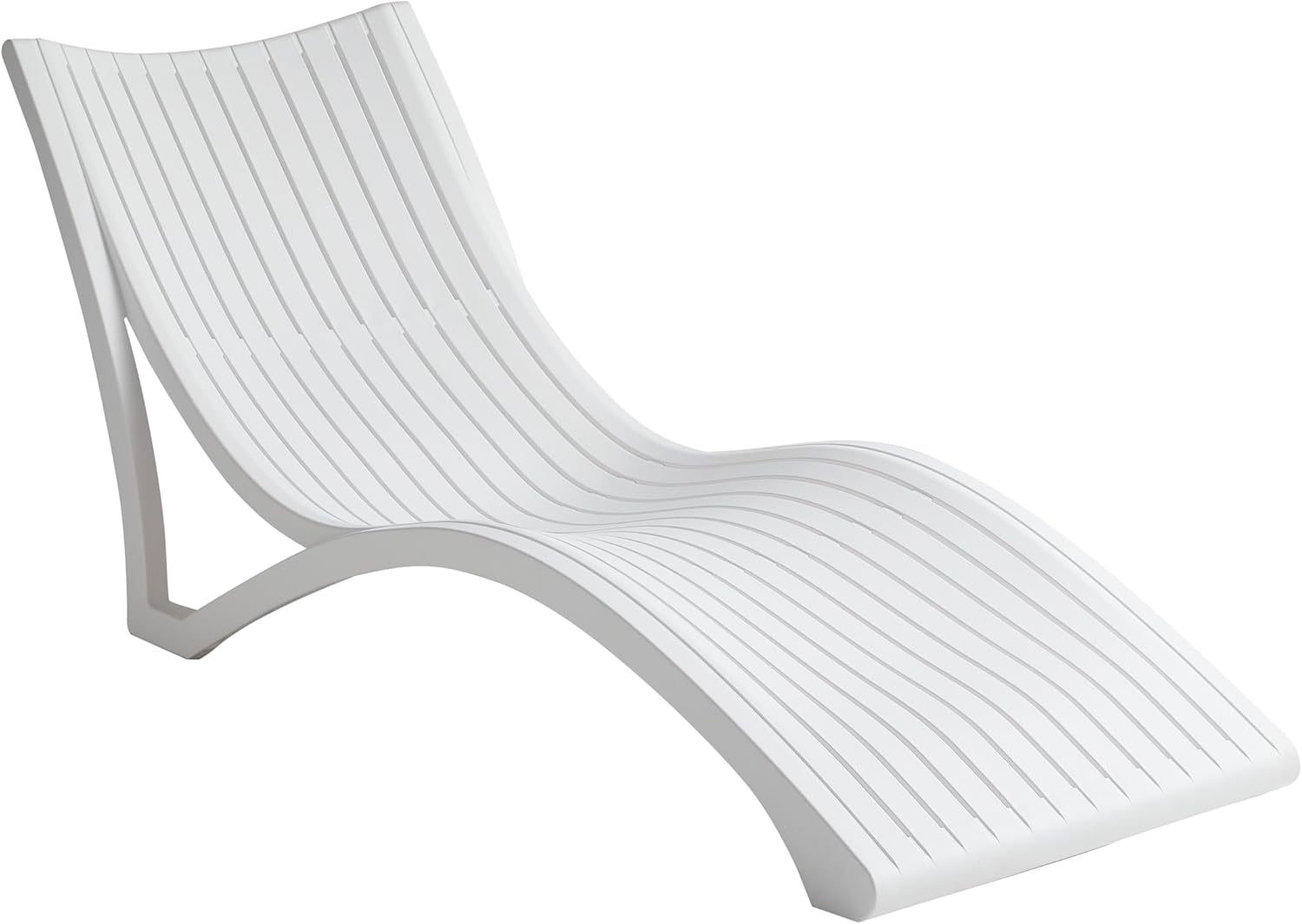 Modern Outdoor Sun Lounger – Fiberglass Reinforced, Lightweight, UV-Resistant & Durable