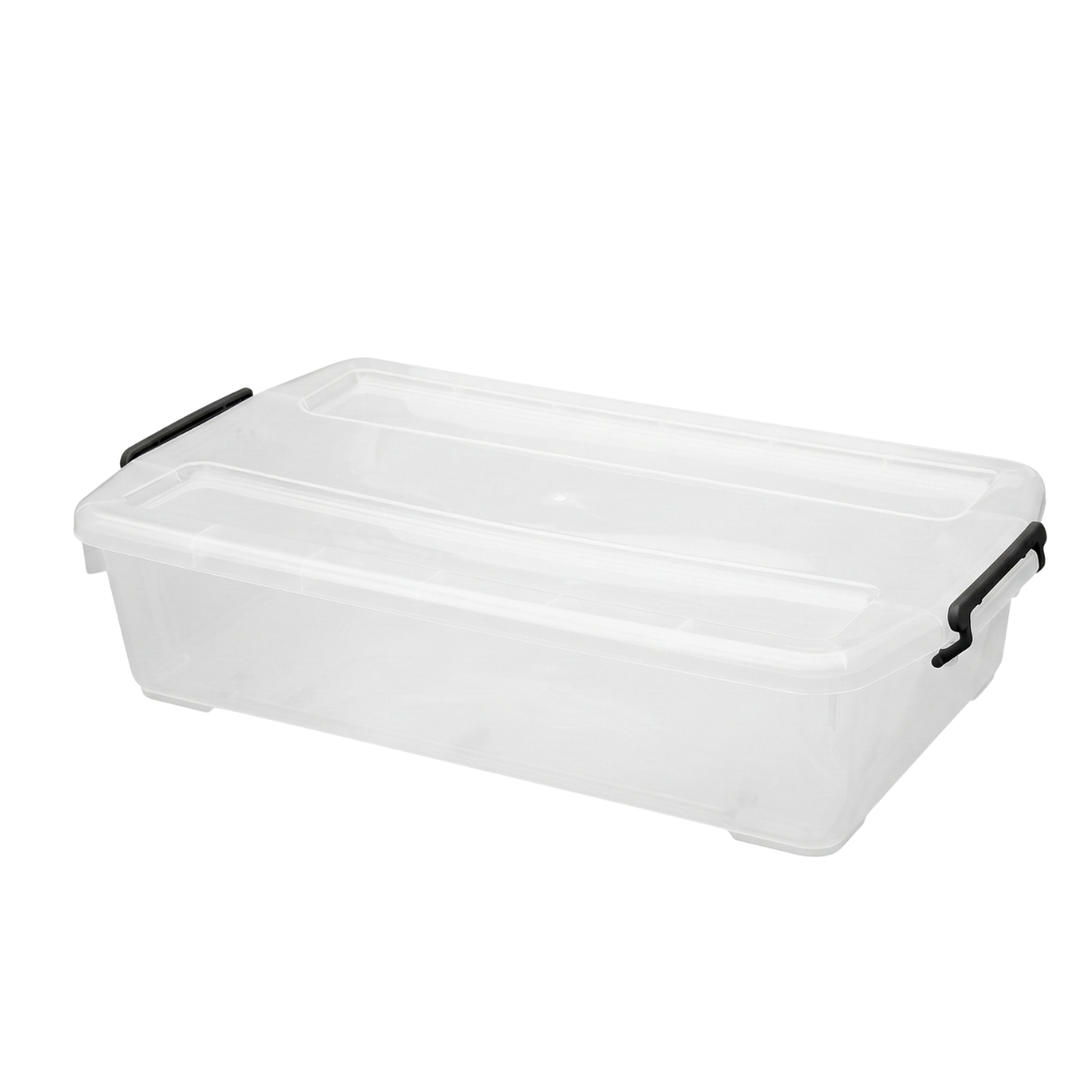 54L Underbed Storage Box with Lid – Slim Space-Saving Organizer (93×47×16 cm)