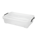 42L Clear Underbed Storage Box with Locking Lid & Side Handles