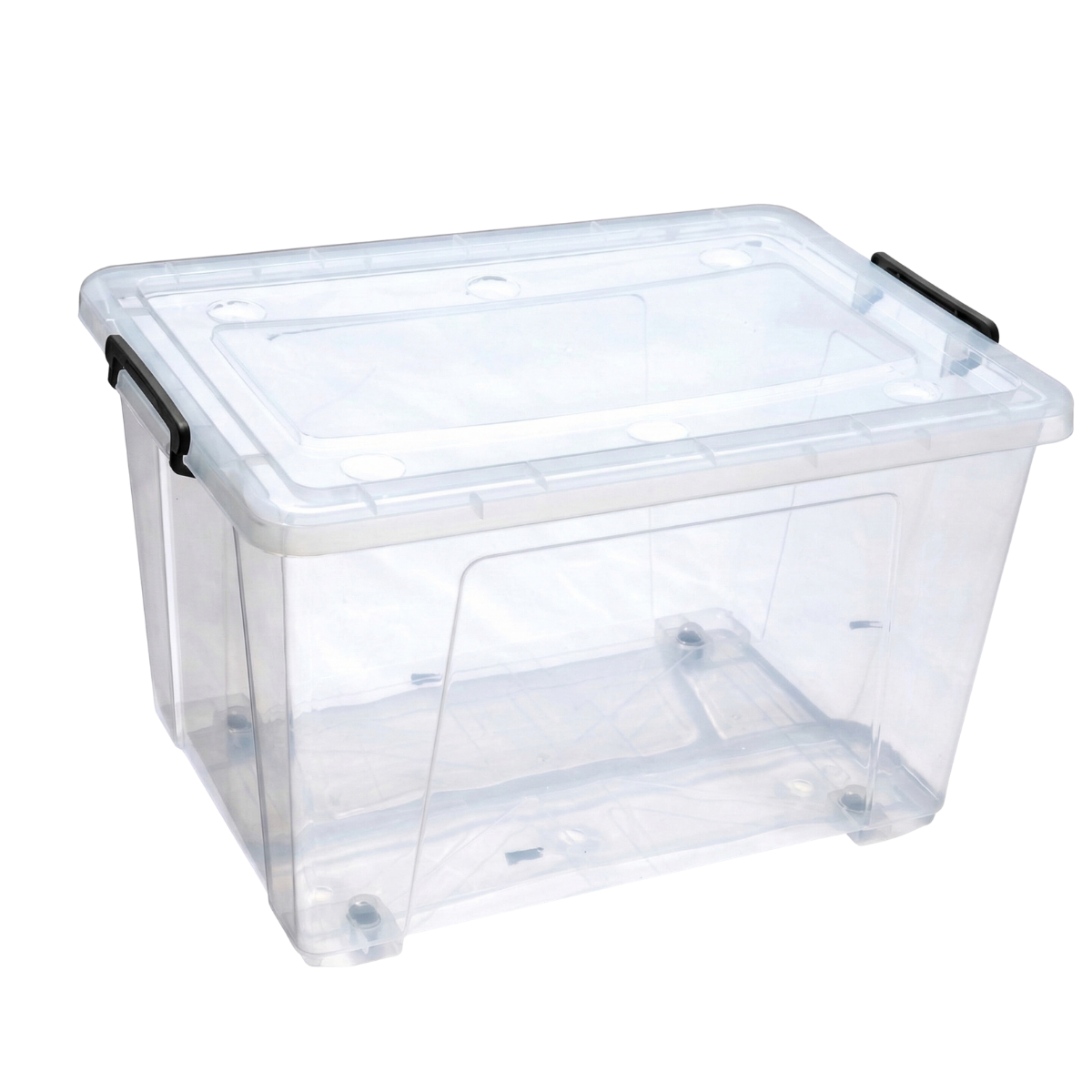 60L Storage Box with Lid – Durable Stackable Organizer (58×41×35 cm)