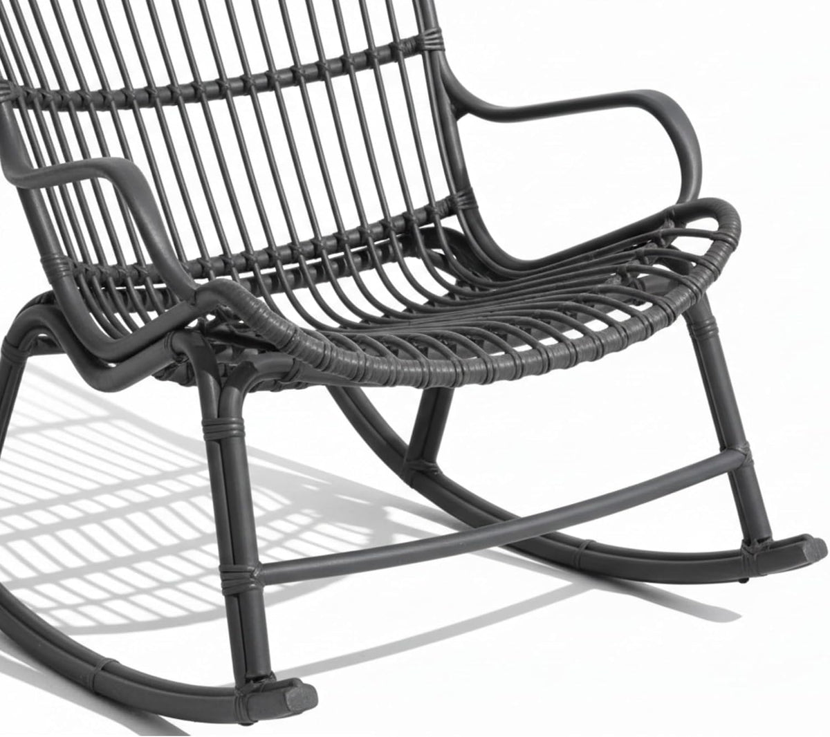 Serena outdoor rocking chair set, Grey