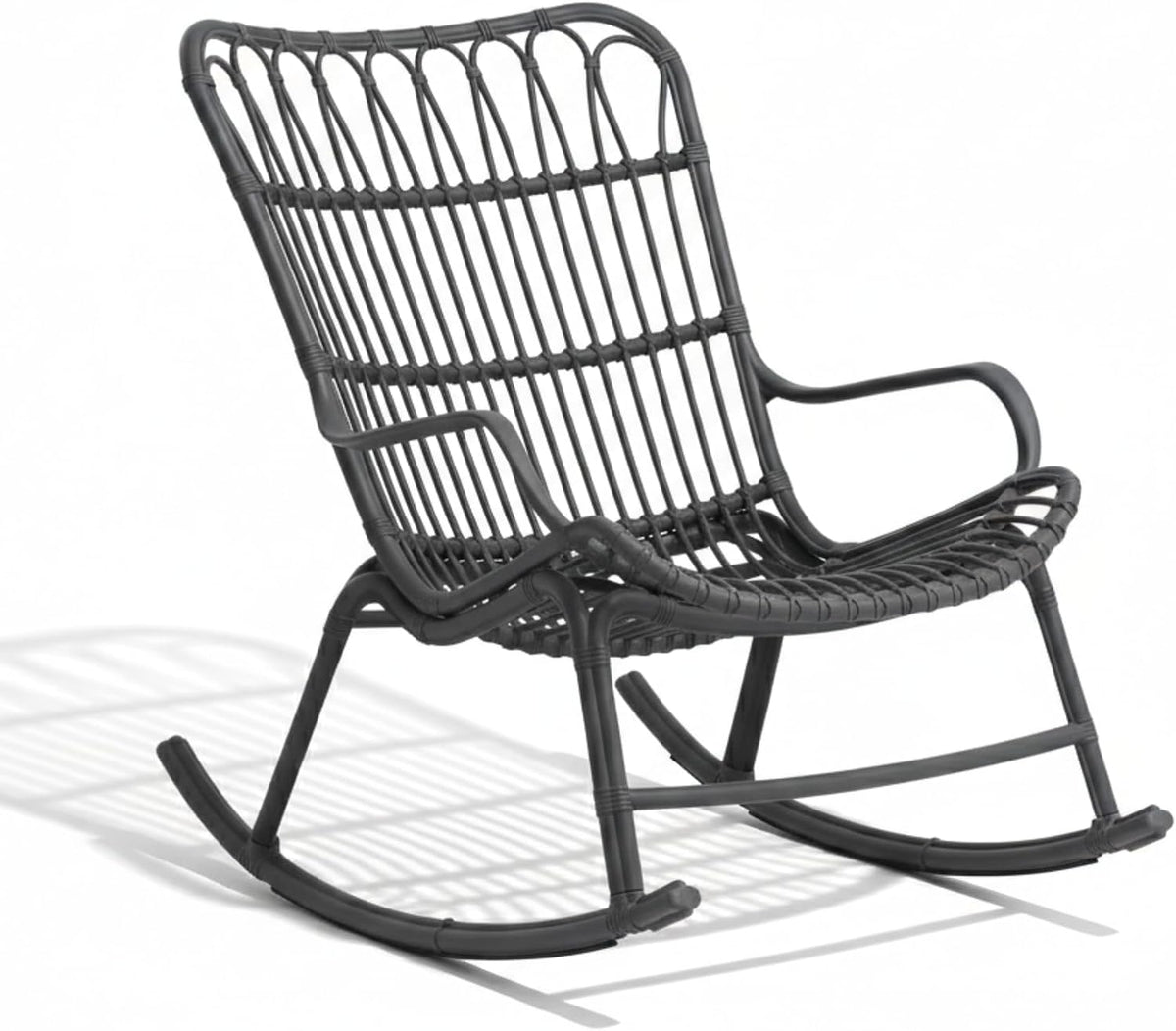 Serena outdoor rocking chair set, Grey