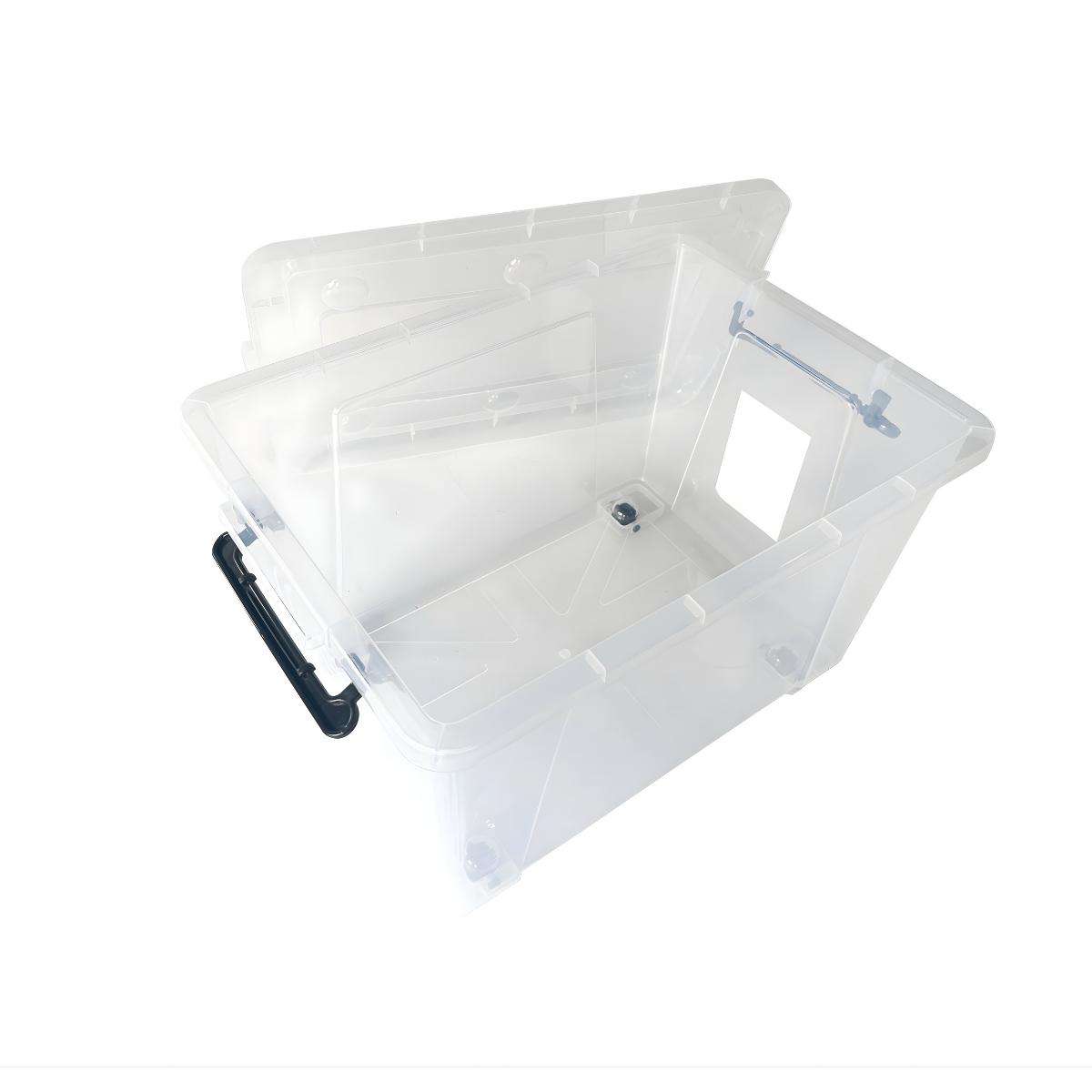 60L Storage Box with Lid – Durable Stackable Organizer (58×41×35 cm)