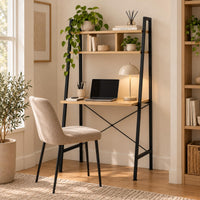 Casa study desk with laptop and chair in a home office
