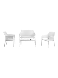 MARCOLO Solea 4-Seater Outdoor Sofa Set, White