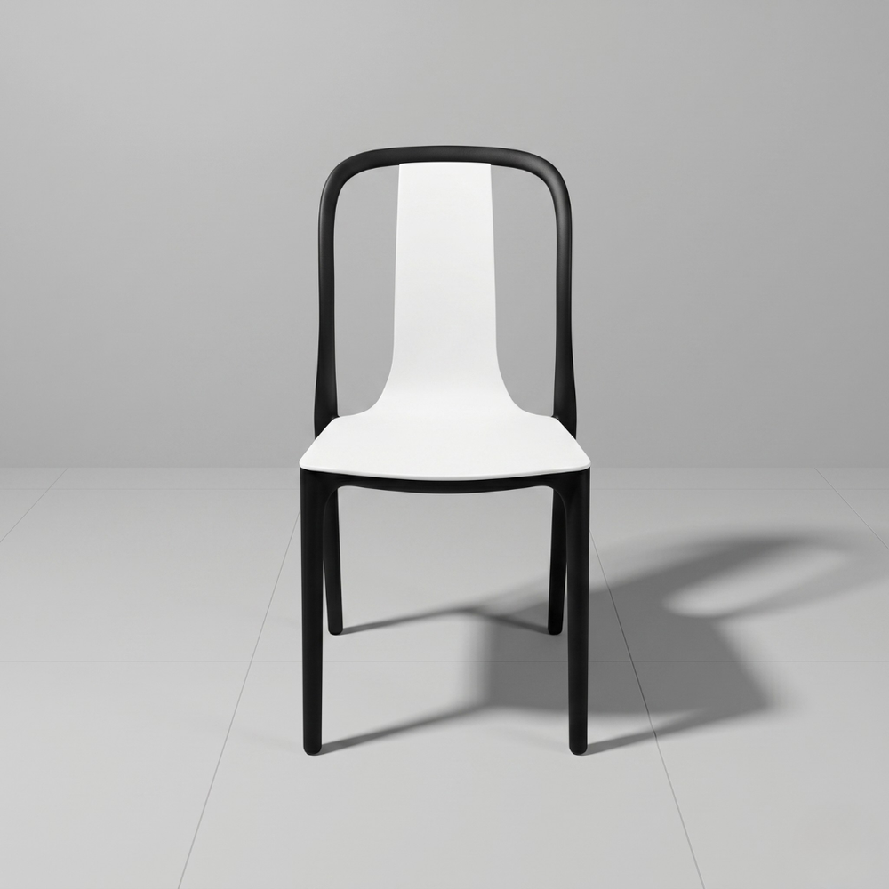 Verona Two-Tone Dining Chair – Modern HDPE Indoor & Outdoor Chair