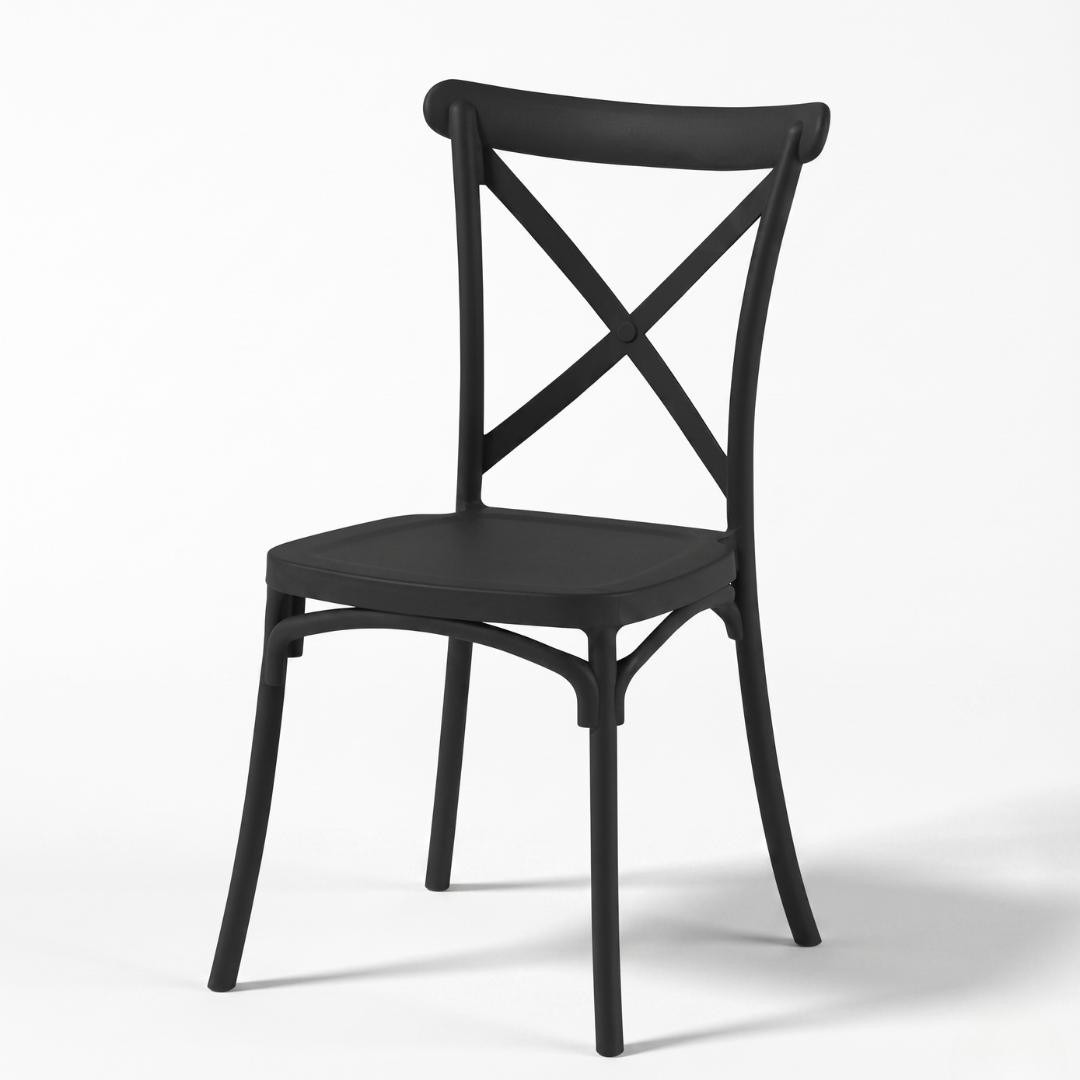 Amalfi Crossback Dining Chair – Classic Indoor & Outdoor Bistro Chair