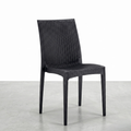 Queen Rattan Dining Chair – Weather & UV Resistant Indoor/Outdoor Plastic Chair