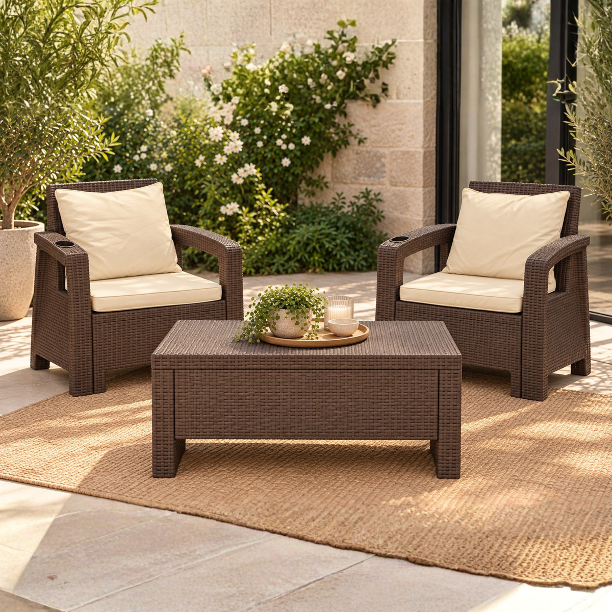 Havana 2-Seater Sofa Set 1+1, Seat & Back Cushions