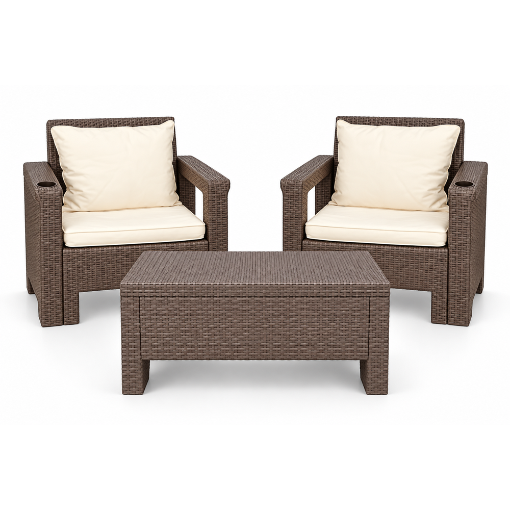 Havana 2-Seater Sofa Set 1+1, Seat & Back Cushions