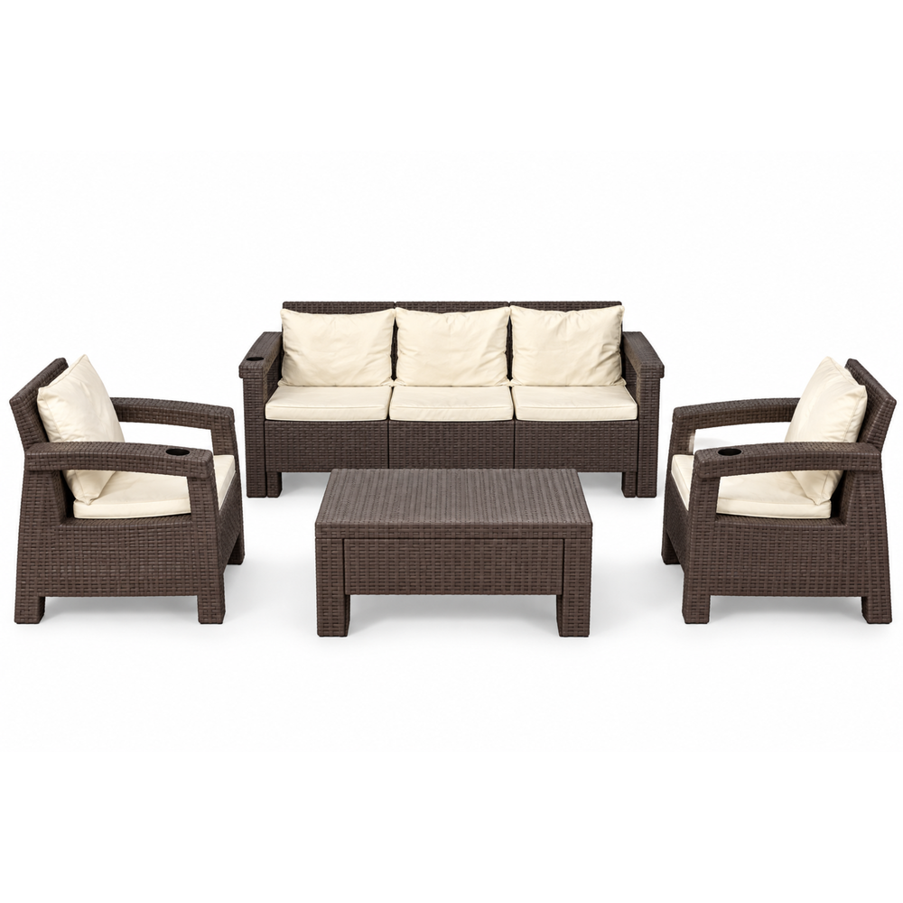 Havana 5-Seater Sofa Set 3+1+1, Seat & Back Cushions