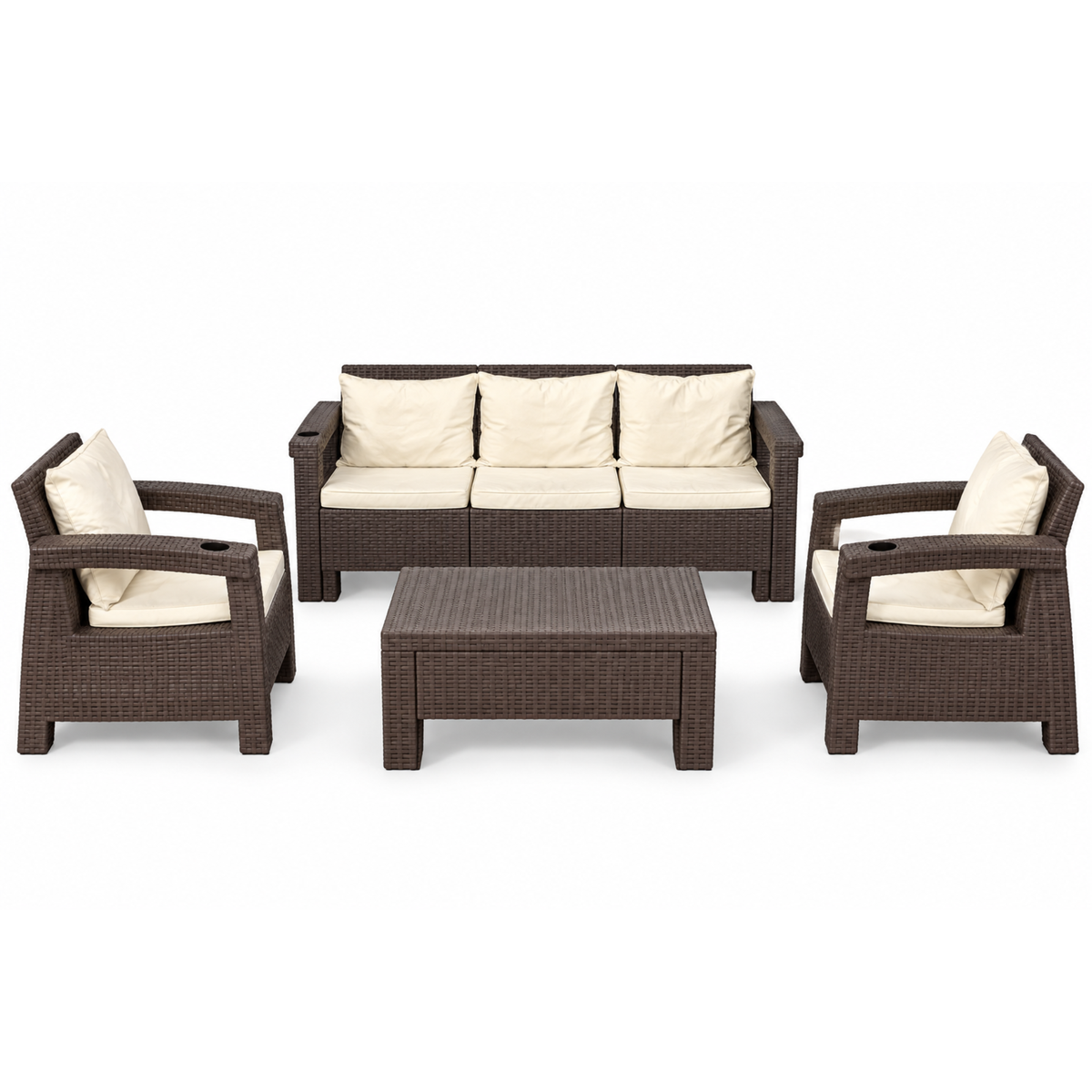 Havana 5-Seater Sofa Set 3+1+1, Seat & Back Cushions