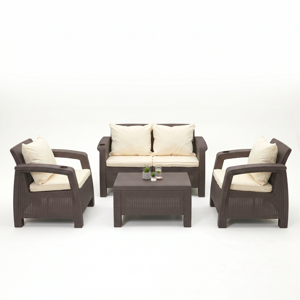 Havana 4-Seater Sofa Set 2+1+1, Seat Cushions
