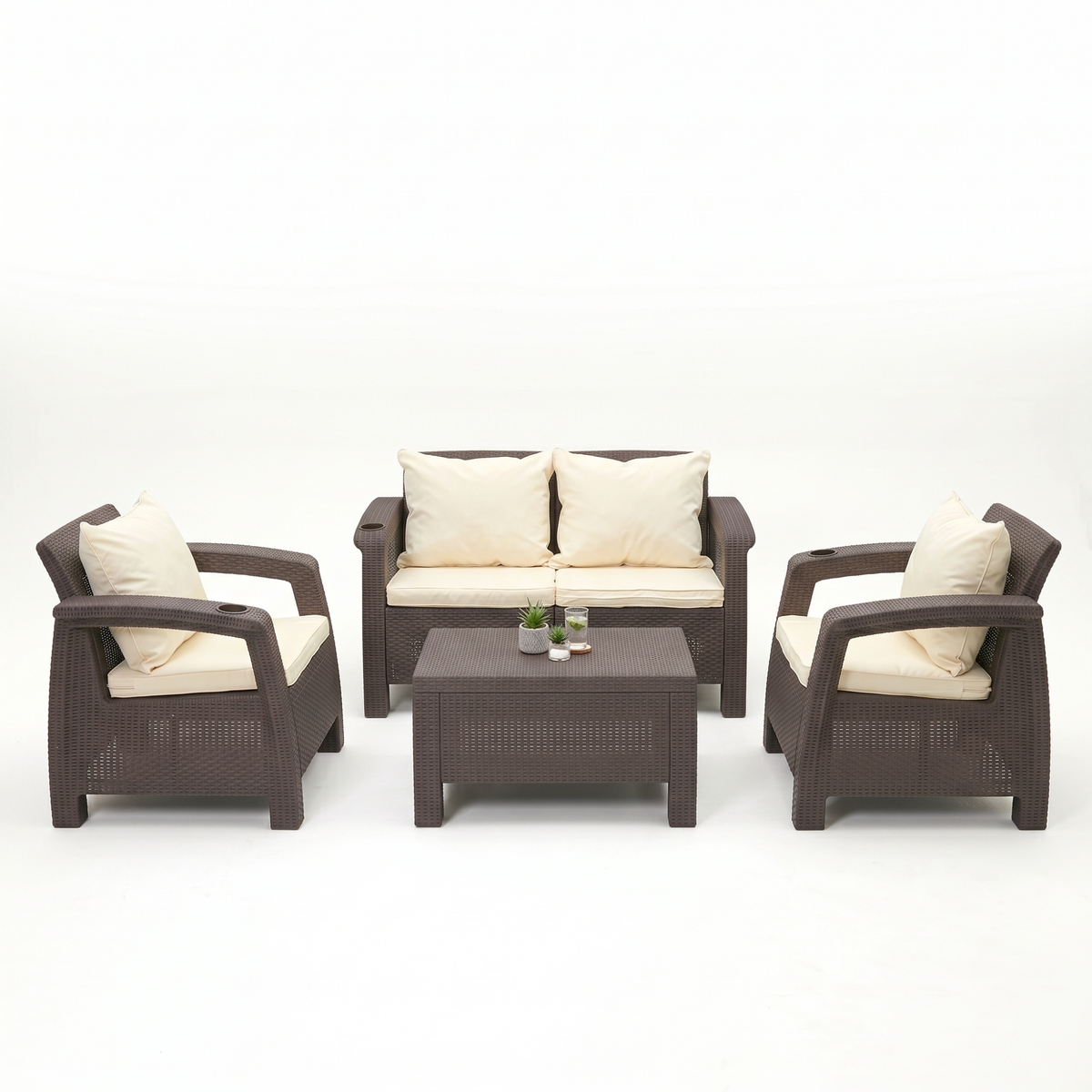 Havana 4-Seater Sofa Set 2+1+1, Seat Cushions