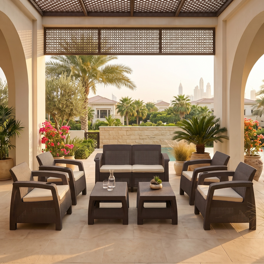 Havana 6-Seater Sofa Set 2+1+1+1+1, Seat Cushions