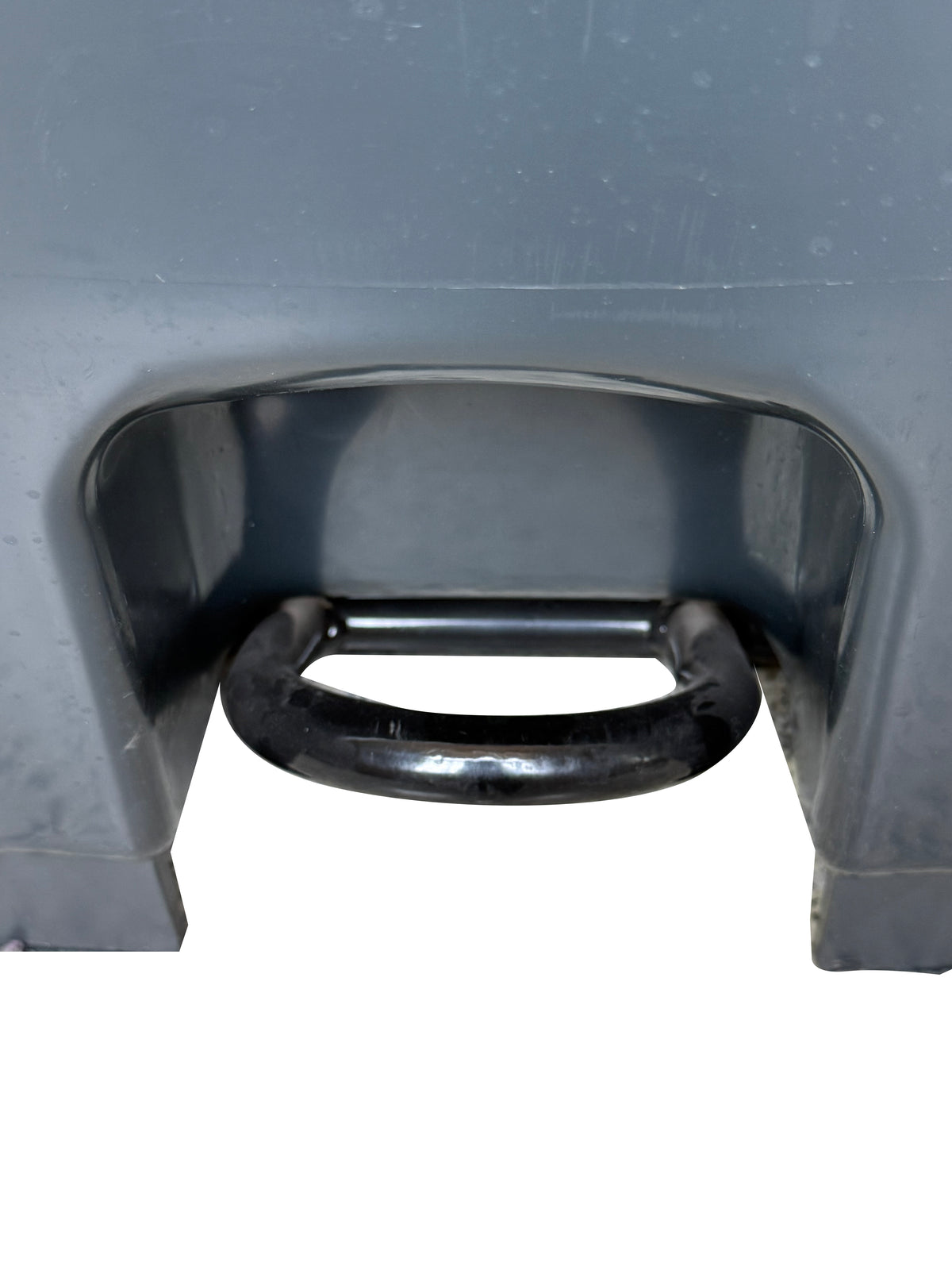 240L Heavy-Duty Wheeled Bin with Central Foot Pedal & Lid – Grey, view 4