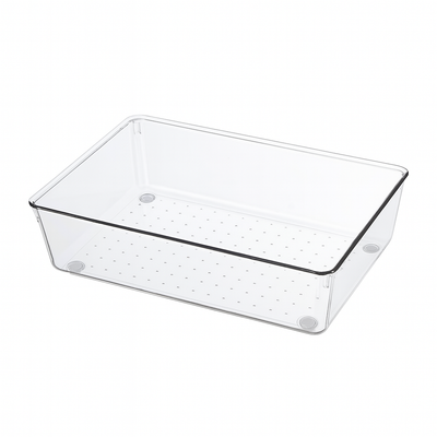 Wide Clear Acrylic Drawer Organizer, 22.6×16.5×5.2 cm