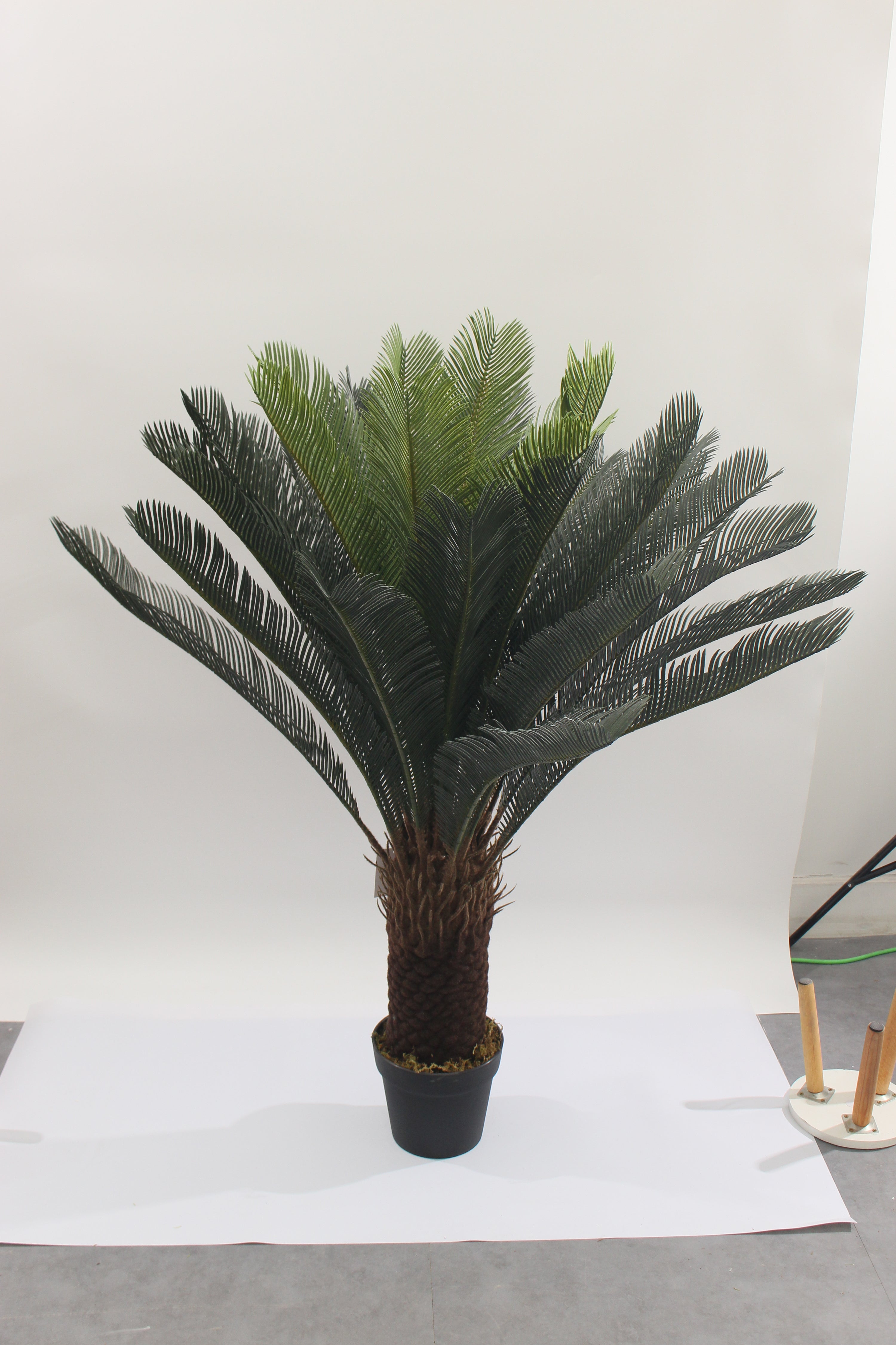 Artificial Cycas Sago Palm Plant 120cm 32l Indoor Décor
