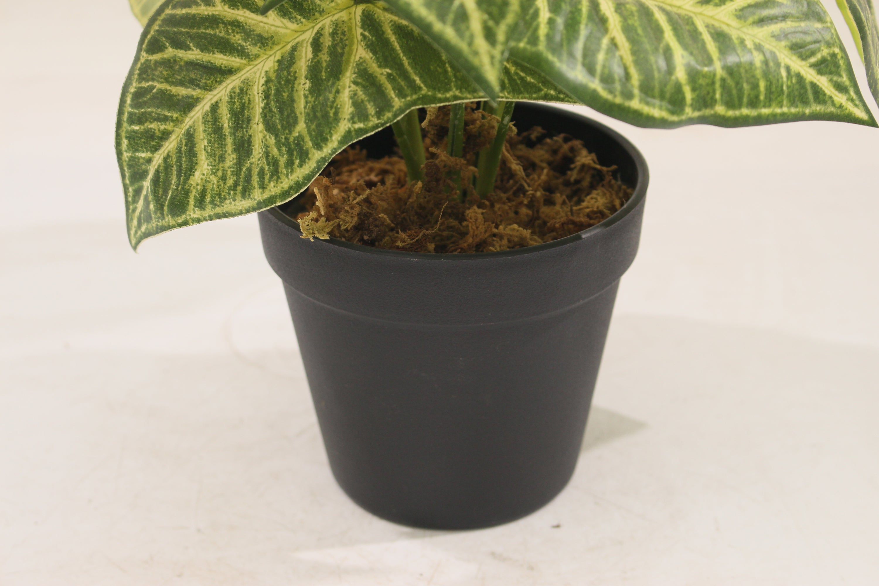 Artificial Taro Plant 35cm Compact Realistic Indoor Décor Plant