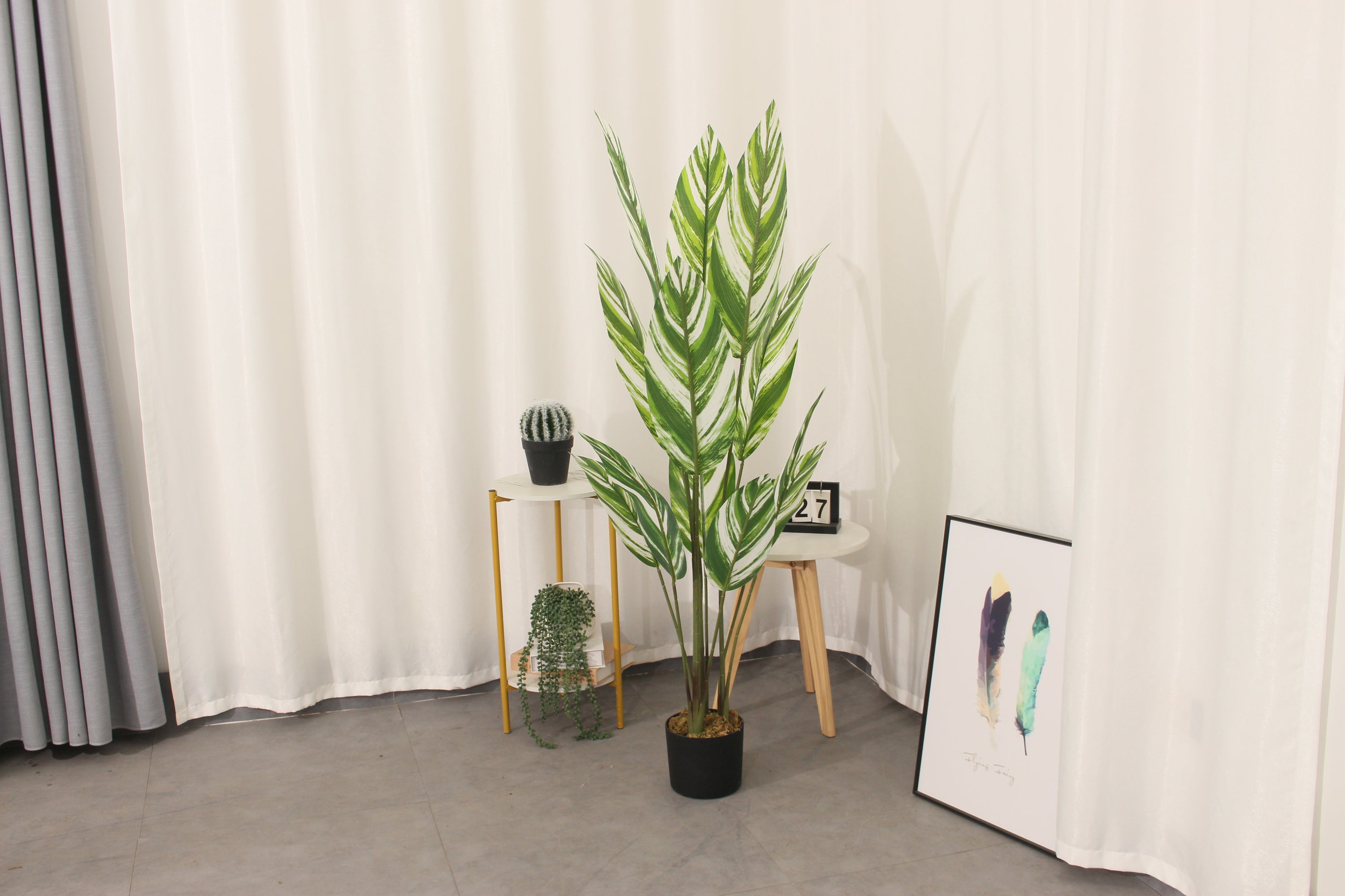 Artificial Bird Of Paradise White Tree 145cm Indoor Décor