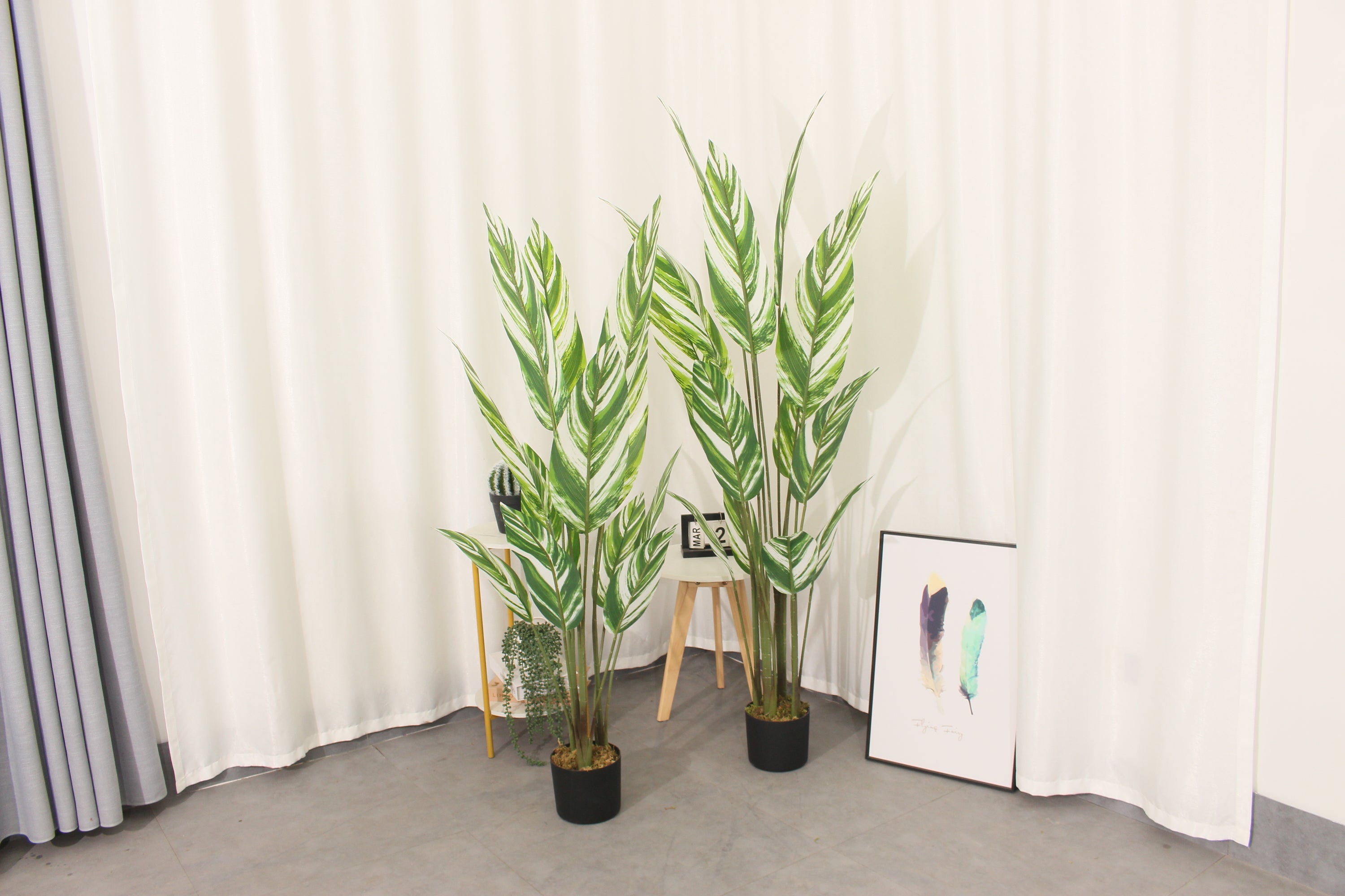 Artificial Bird Of Paradise White Tree 170cm Indoor Décor