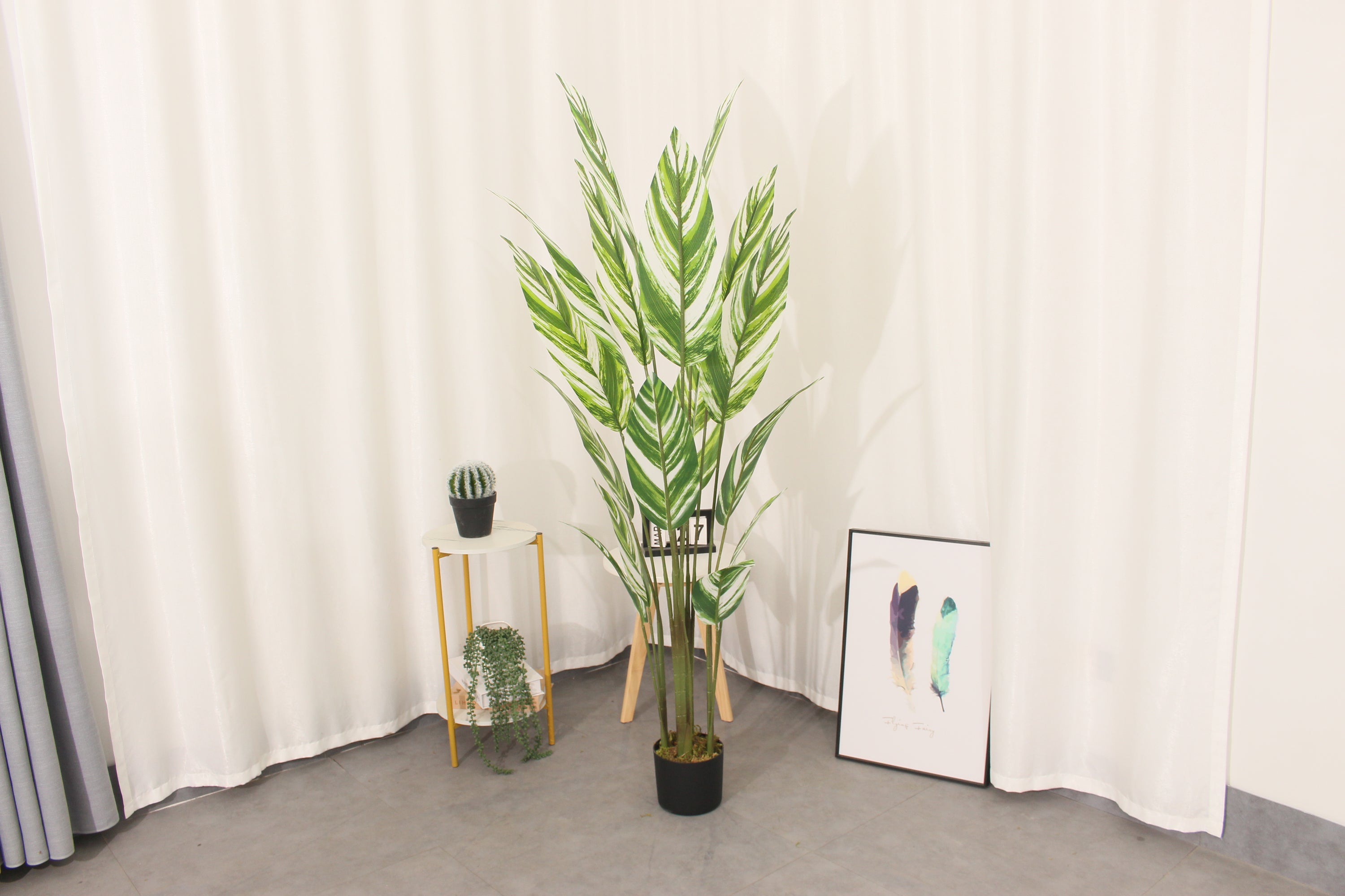 Artificial Bird Of Paradise White Tree 170cm Indoor Décor