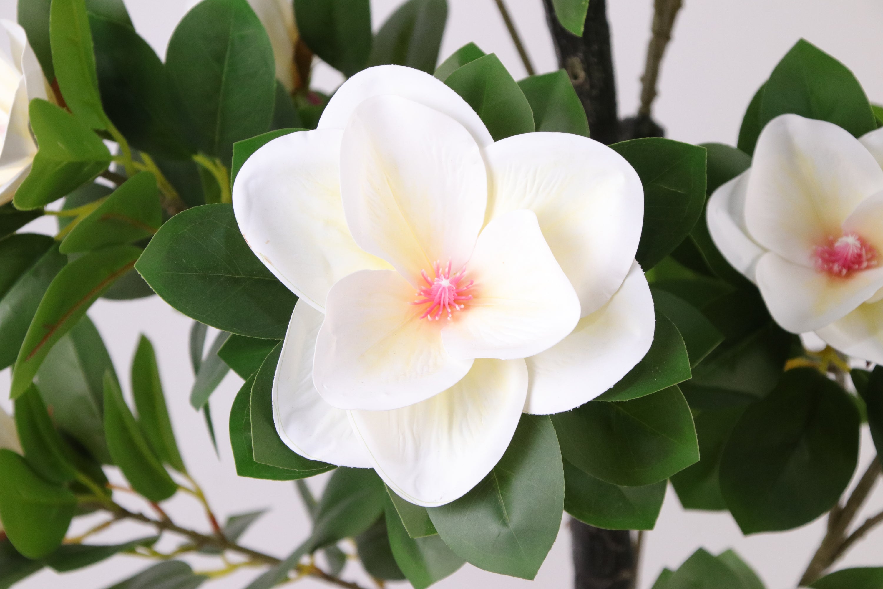 Artificial Magnolia Flower Tree 120cm Lifelike Indoor Décor Tree