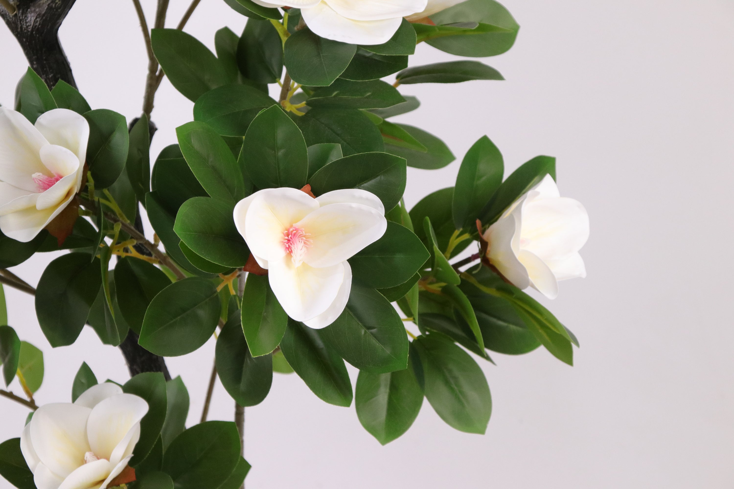 Artificial Magnolia Flower Tree 120cm Lifelike Indoor Décor Tree