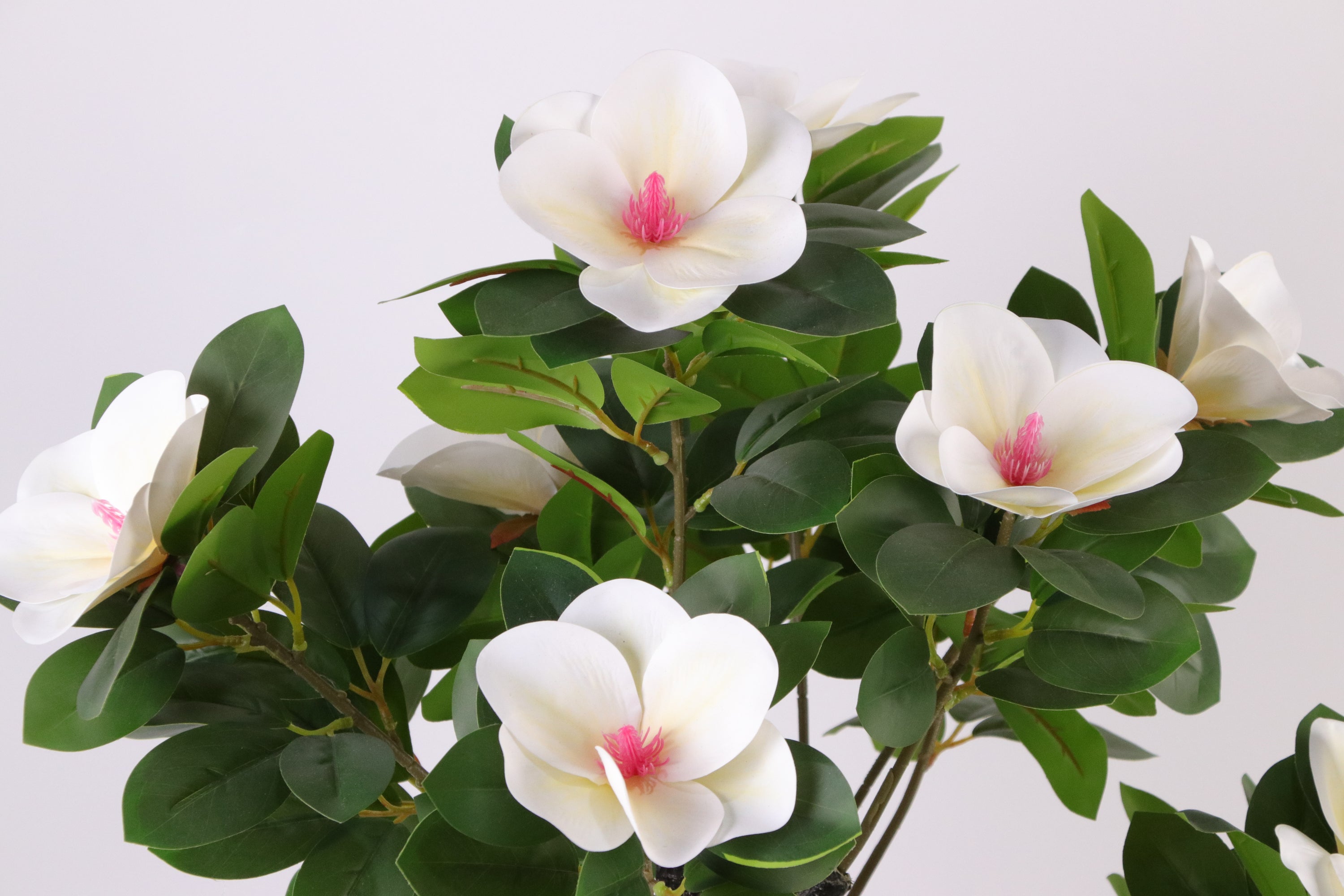 Artificial Magnolia Flower Tree 120cm Lifelike Indoor Décor Tree